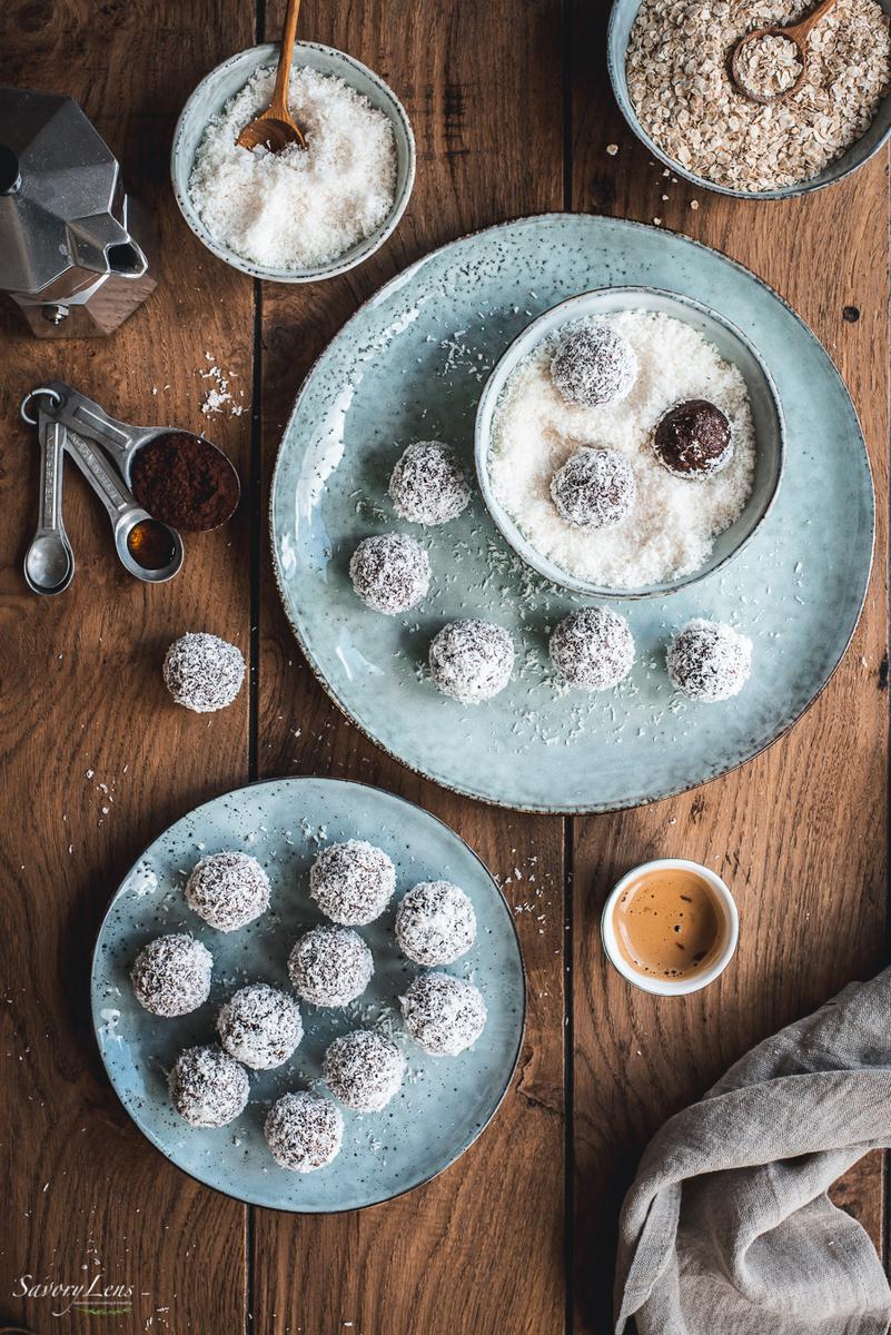 Rezeptbild: Chokladbollar – Schwedische Schokoladenkugeln