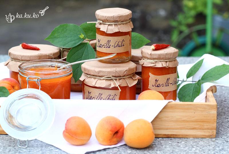 Rezeptbild: Marillen-Chili Marmelade