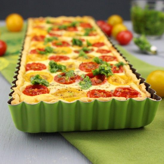 Rezeptbild: Tomaten-Ricotta-Tarte