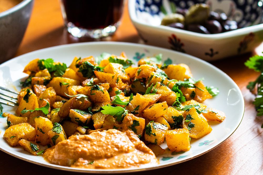 Rezeptbild: Batata Harra: Scharfe Bratkartoffeln