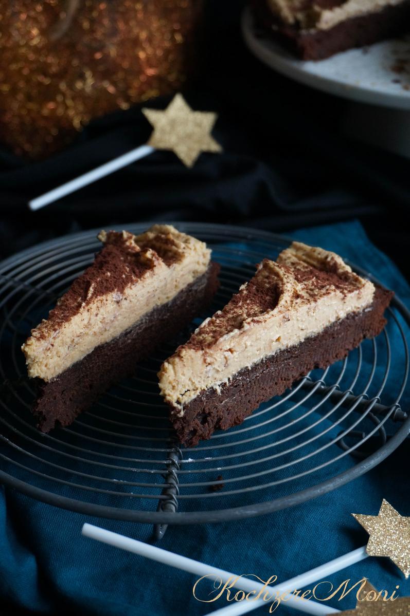 Rezeptbild: Brownie mit Erdnussbuttercreme Frosting