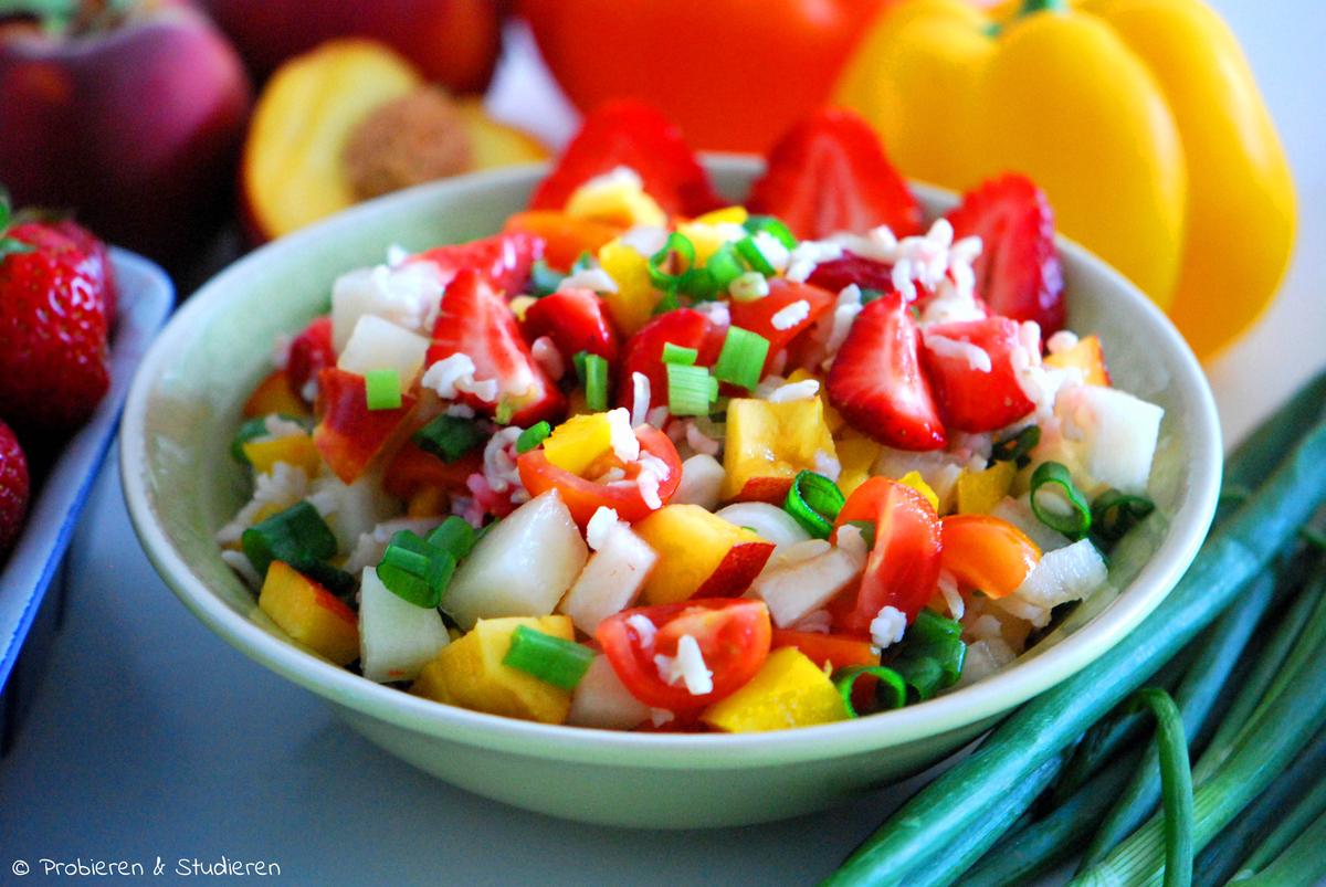 Rezeptbild: Reissalat mit Beeren & Paprika