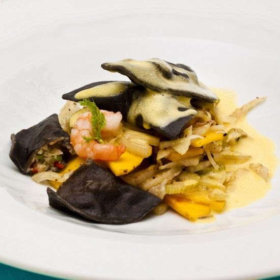Rezeptbild: Garnelenravioli