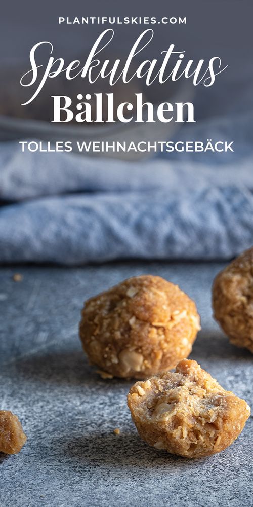 Rezeptbild: Mandel Spekulatius Bällchen