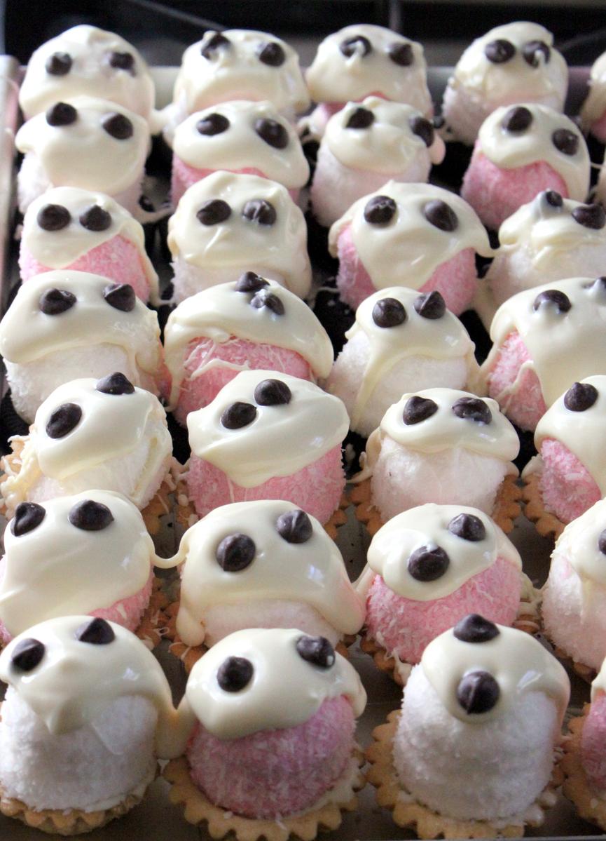 Rezeptbild: Marshmallow Geisterchen 