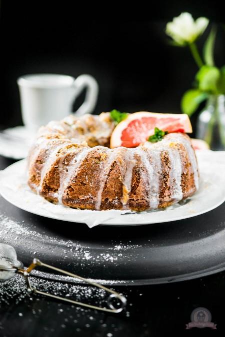 Rezeptbild: Mohn Grapefruit Gugelhupf