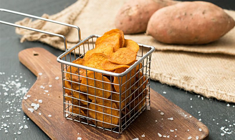 Rezeptbild: Süßkartoffel-Chips