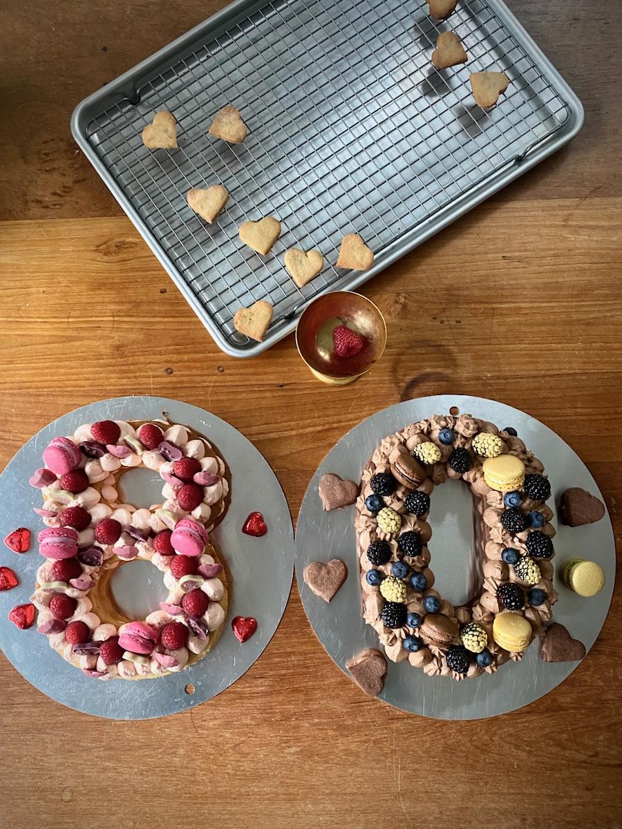 Rezeptbild: Number Cake nach orientalischer Art – کیک شماره