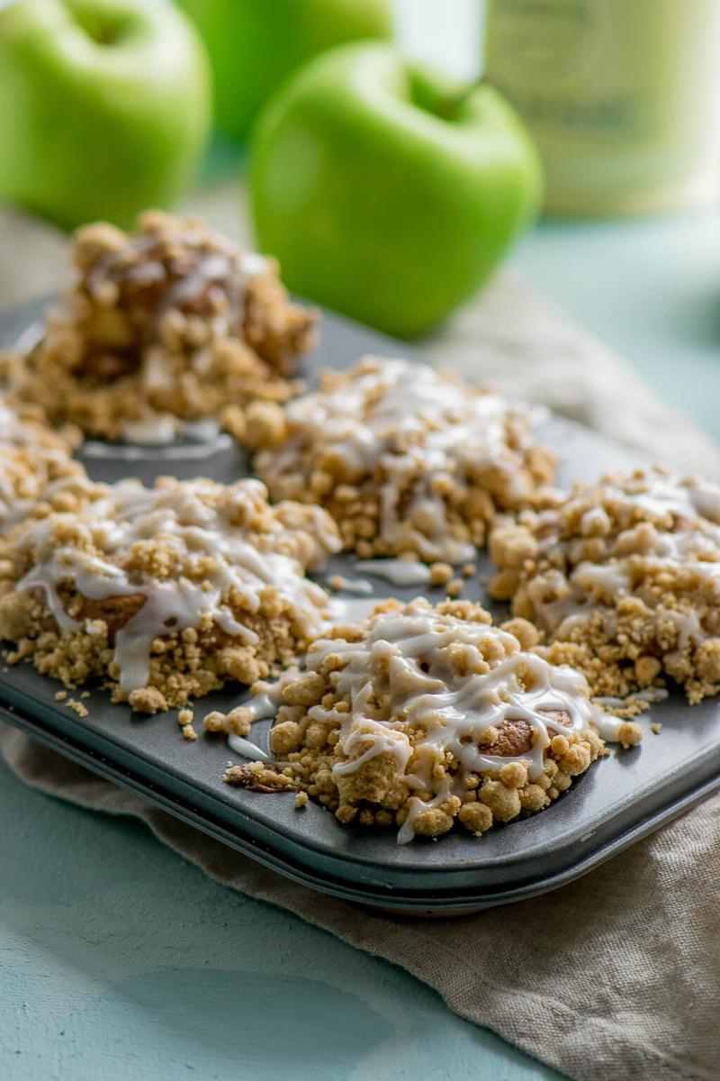 Rezeptbild: Apfel Streusel Muffins