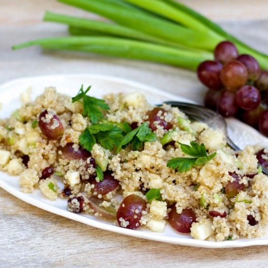 Rezeptbild: Waldorf Quinoa Salat
