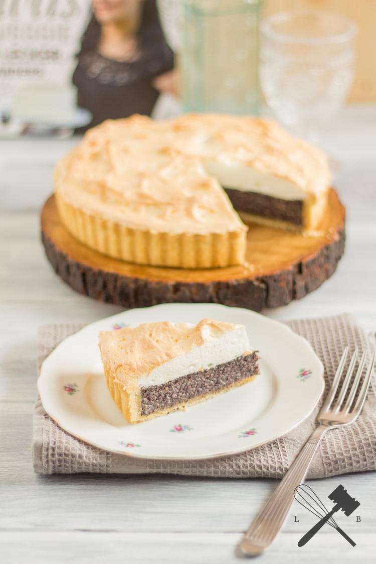 Rezeptbild: Mohn-Tarte mit Tränchenbaiser