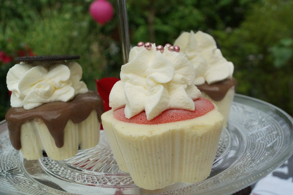 Rezeptbild: Eisige Drip-Cupcakes