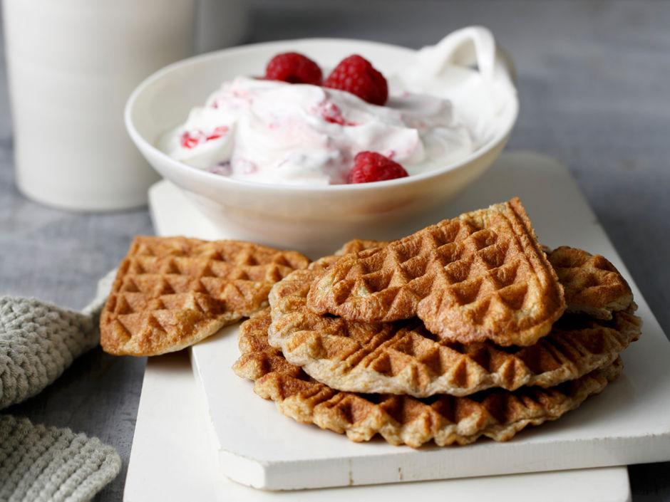 Rezeptbild: Dinkelwaffeln ohne Zucker