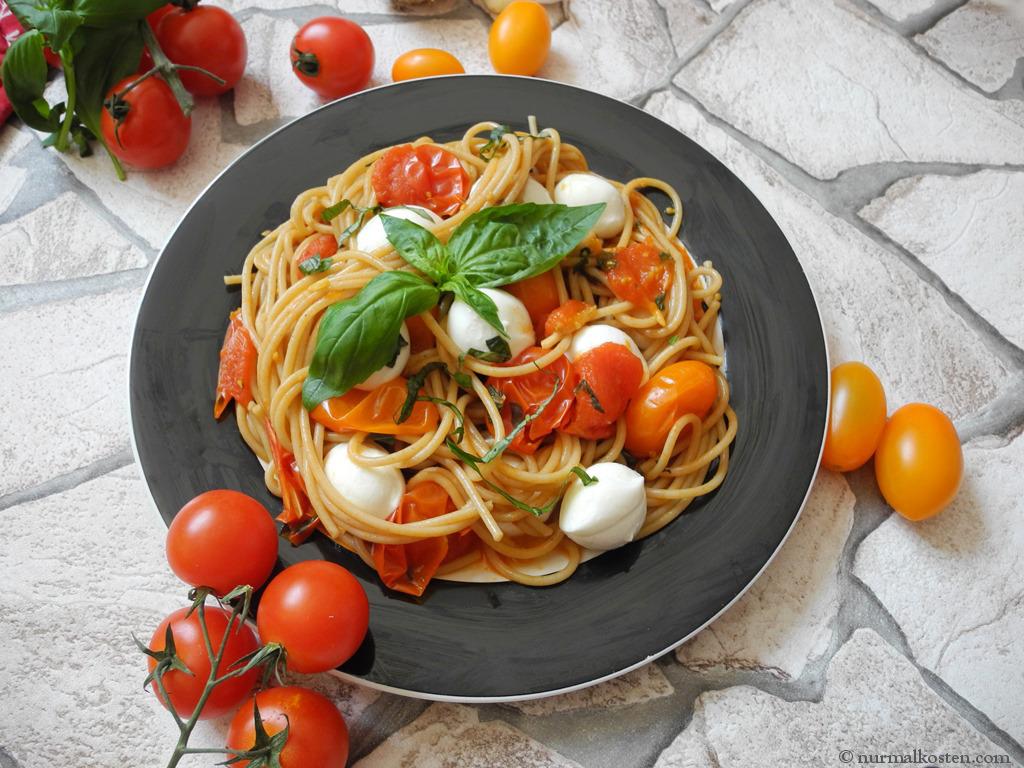 Rezeptbild: spaghetti à la caprese