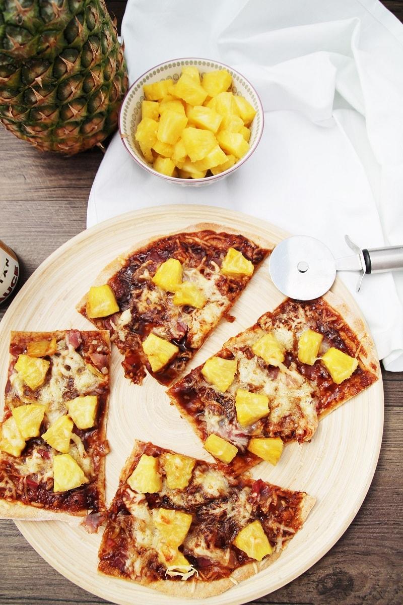 Rezeptbild: Barbecue Hawaii Pizza