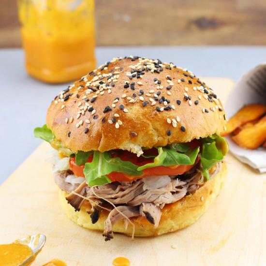 Rezeptbild: Pulled Pork Burger