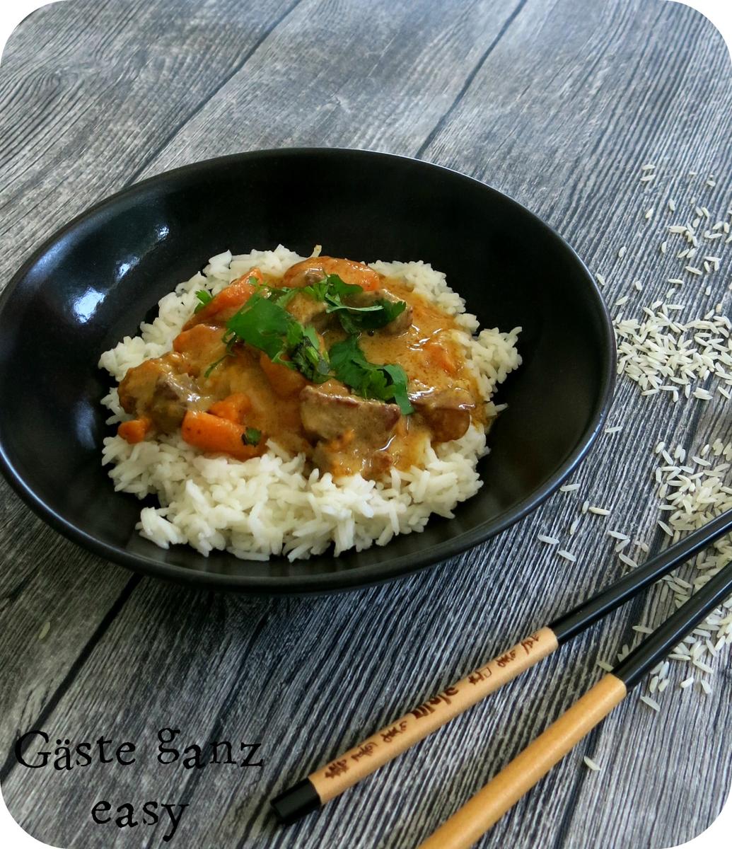 Rezeptbild: Curry mit Süßkartoffel und Schweinefleisch
