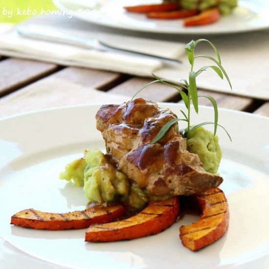 Rezeptbild: Glasierter Filetzopf oder wie macht man einen braunen Fond
