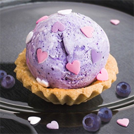 Rezeptbild: Heidelbeer-Eis