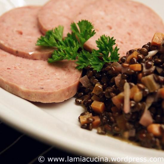 Rezeptbild: Puschlaver Mortadella mit Linsen