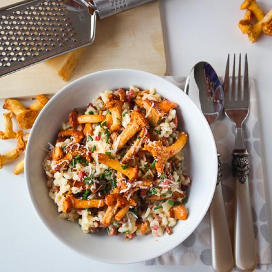 Rezeptbild: Pfifferlingsrisotto