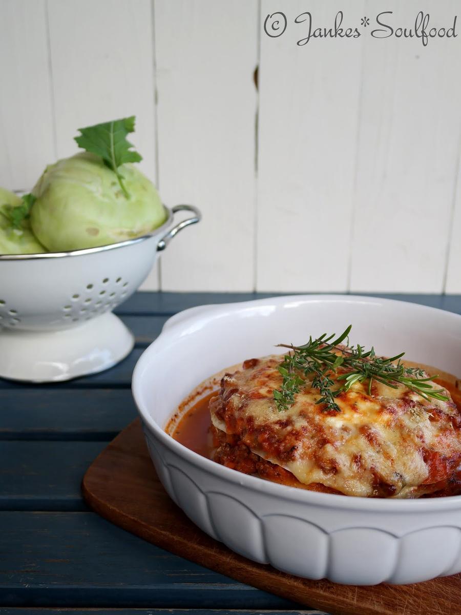 Rezeptbild: Kohlrabi-Lasagne