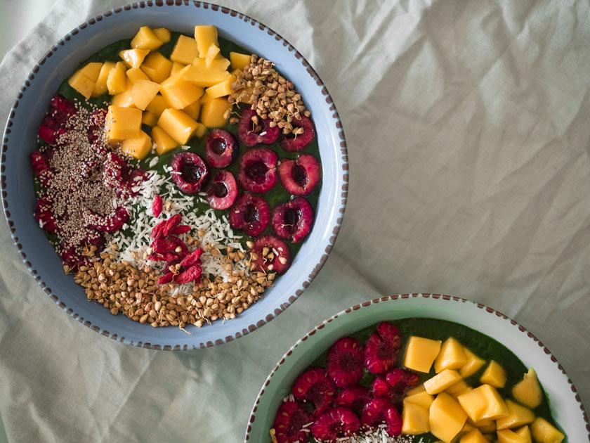 Rezeptbild: Sommerliche Smoothiebowl für Zwei