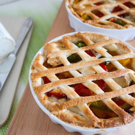 Rezeptbild: Paprika-Ziegenkäse-Tartelettes