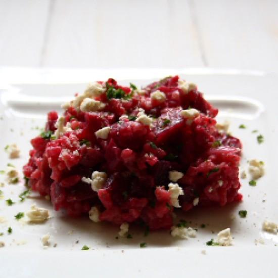 Rezeptbild: Rote Bete-Risotto