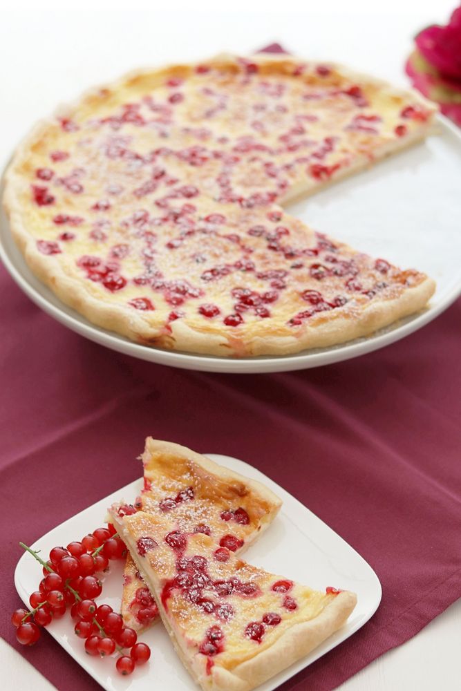Rezeptbild: Sommerliche Johannisbeer-Mascarpone-Tarte