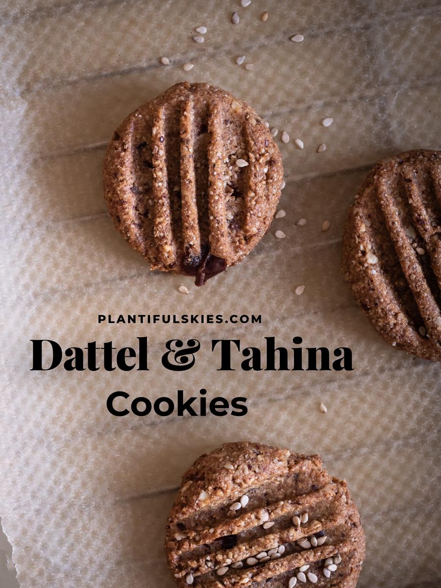 Rezeptbild: Schnelle Kardamom Tahin Kekse 