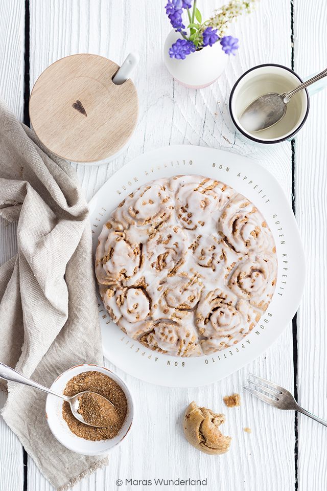Rezeptbild: Gesunder Zimtschnecken-Kuchen