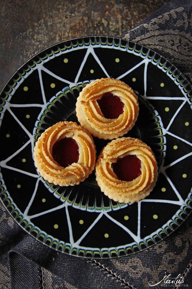 Rezeptbild: Ochsenaugen Plätzchen