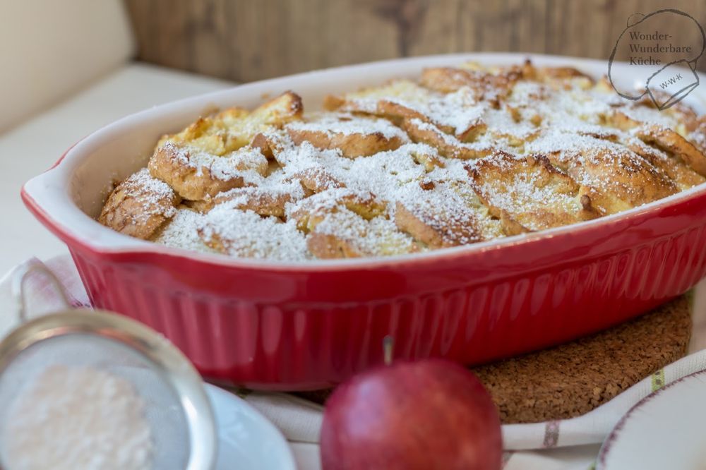 Rezeptbild: Scheiterhaufen mit Quark und Äpfeln