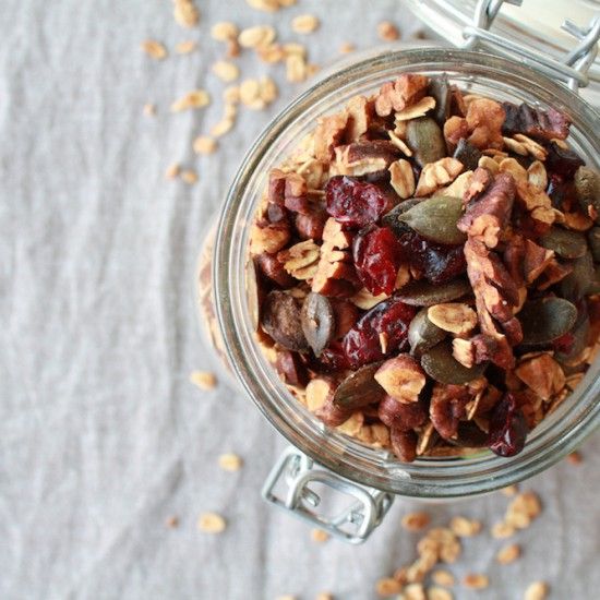Rezeptbild: Zimt-Preiselbeer-Müesli