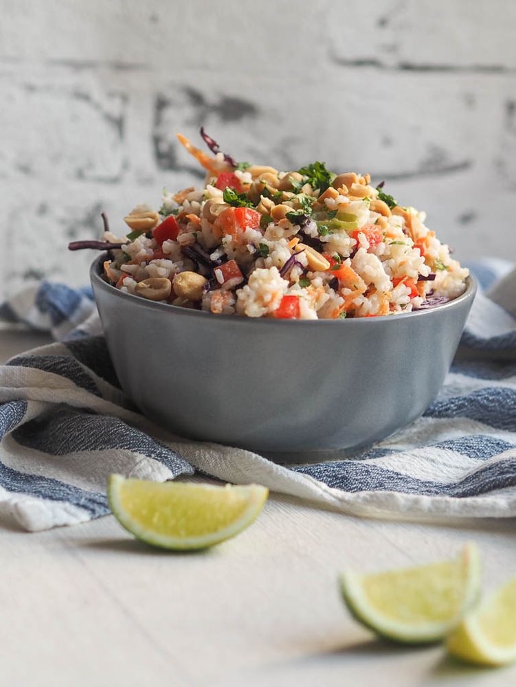 Rezeptbild: Thai-Erdnuss-Reissalat