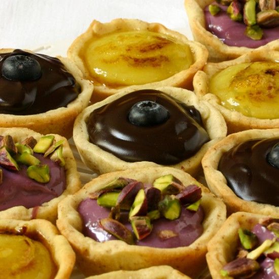 Rezeptbild: Bunte süße Mini-Tartes