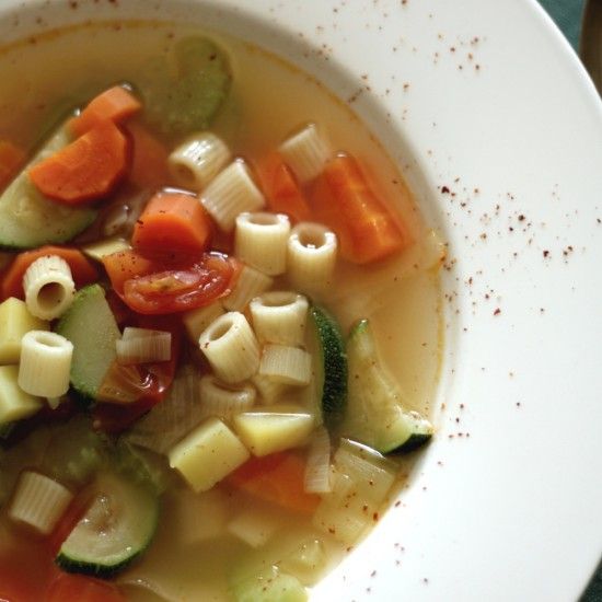 Rezeptbild: Bourou Bourou - Gemüsesuppe aus Korfu