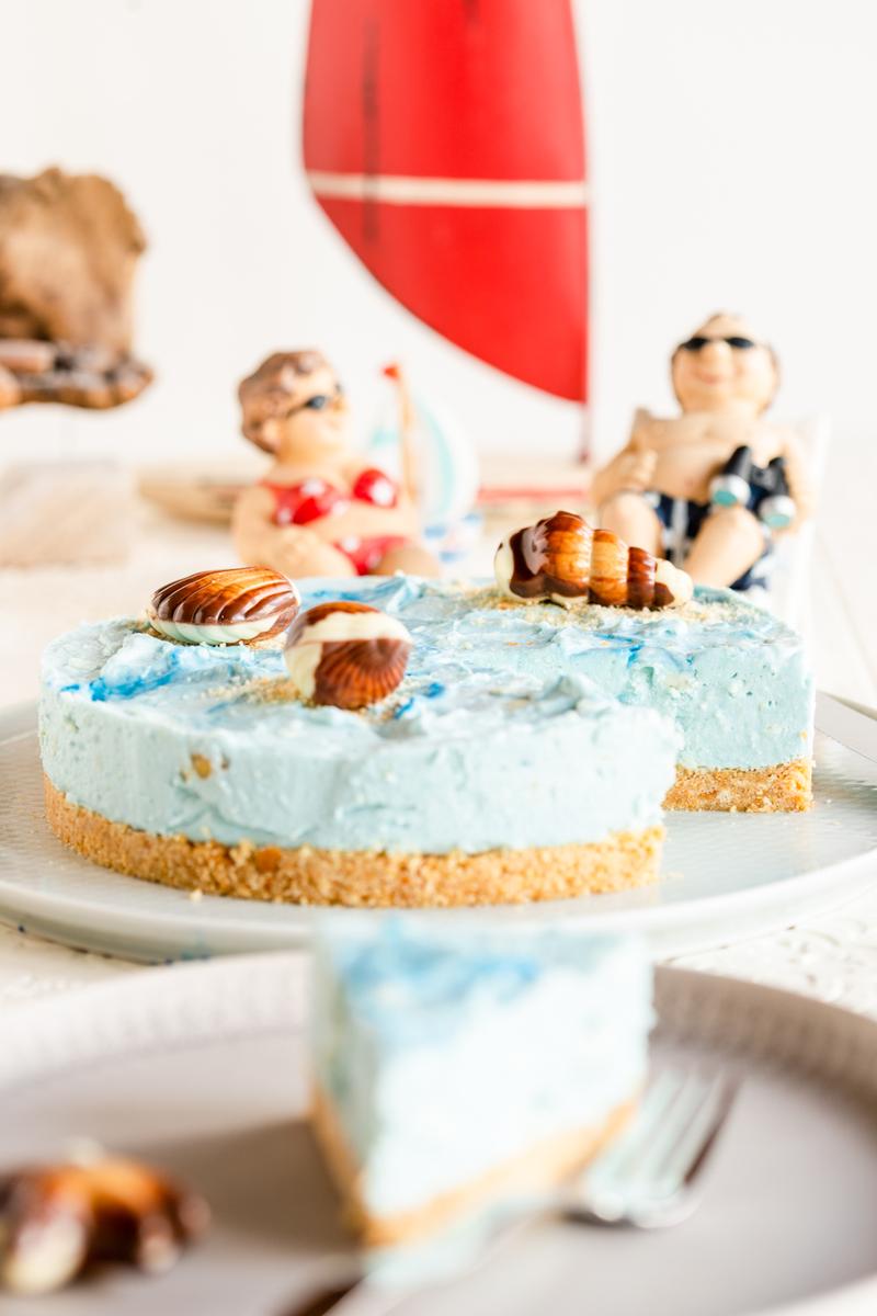 Rezeptbild: No bake: Kokos-Käsekuchen