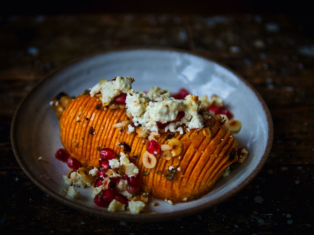 Rezeptbild: Hasselback-Butternut