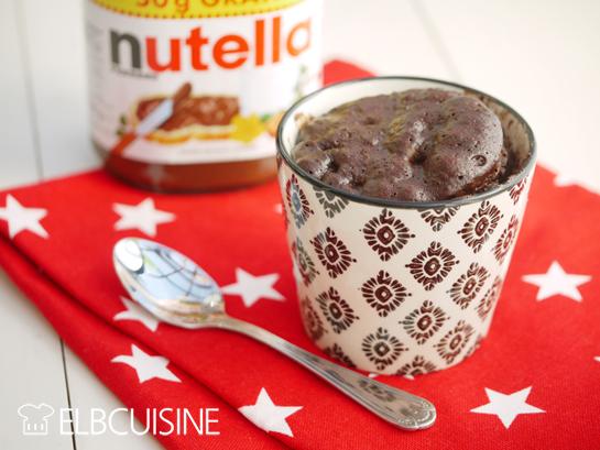Rezeptbild: Für den schnellen Kuchen-Jieper – Nutella-Tassenkuchen