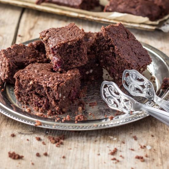 Rezeptbild: Kirsch-Brownies