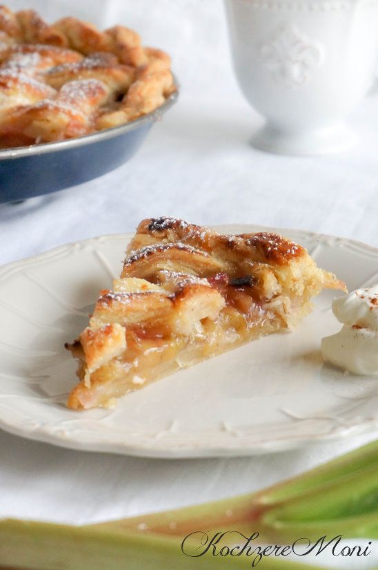 Rezeptbild: Rustikaler Rhabarber Zimt Pie