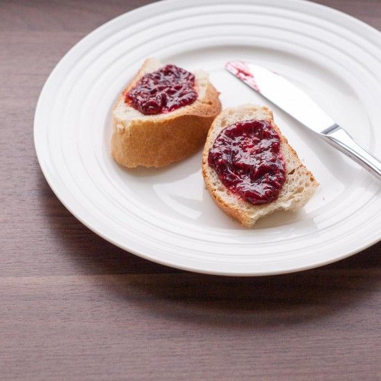 Rezeptbild: Hausgemachte Himbeerkonfitüre