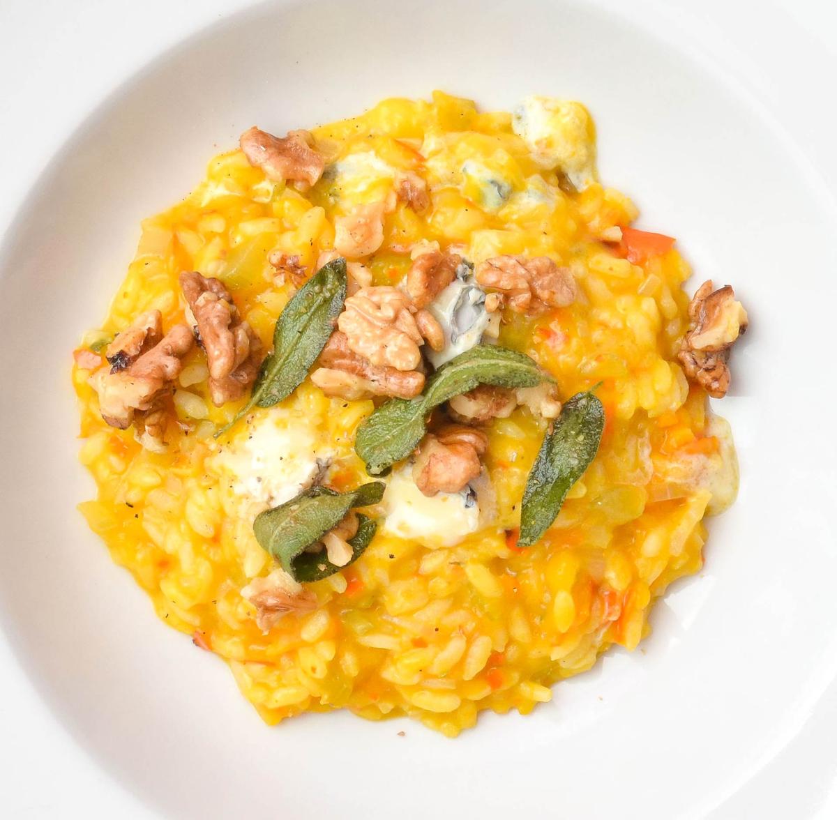 Rezeptbild: Herbstlicher Kürbisrisotto