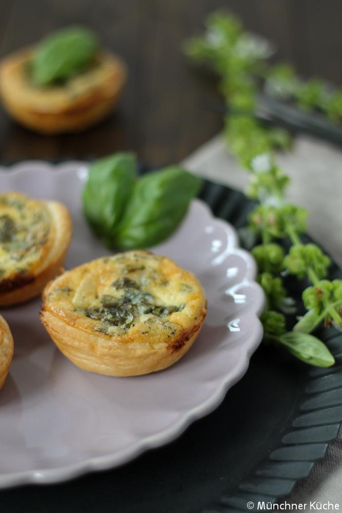 Rezeptbild: Ziegenkäse-Blätterteig-Muffins
