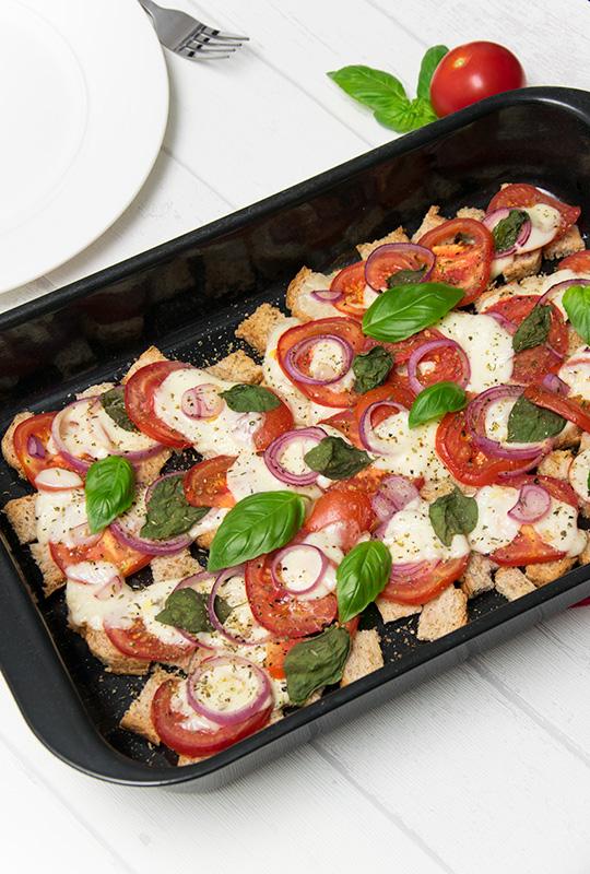 Rezeptbild: Tomate-Mozzarella-Auflauf