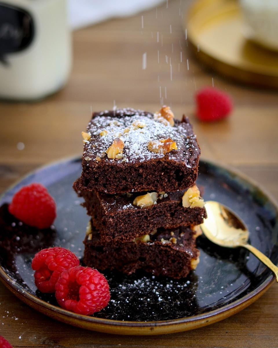 Rezeptbild: Die besten gesunden Brownies | zuckerfrei & fettarm