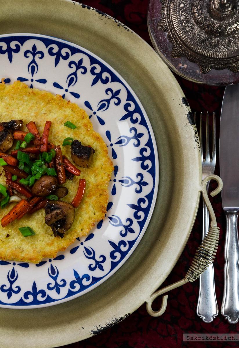 Rezeptbild: Bulgur-Pfannkuchen