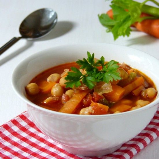 Rezeptbild: Minestrone di ceci